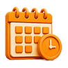 Time, Leave & Attendance Icon Time, Leave & Attendance Icon