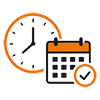 Time, Leave icon Time, Leave icon