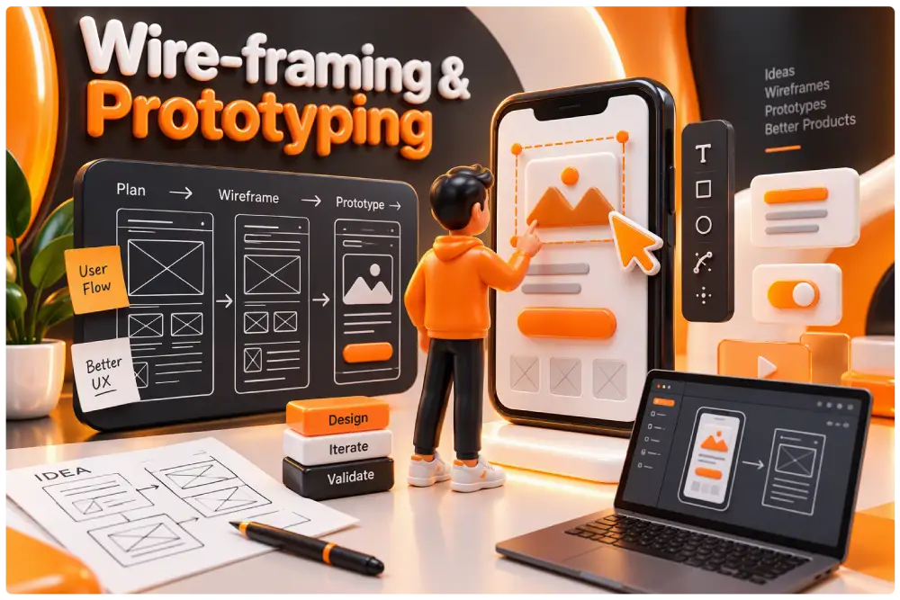 Wire-framing & Prototyping Wire-framing & Prototyping